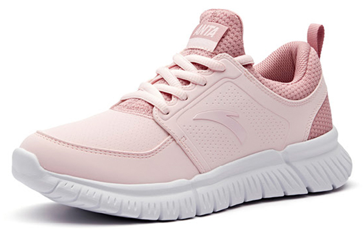 (W) Anta Casual Leather Running Shoe 'Pink White' 圖 3