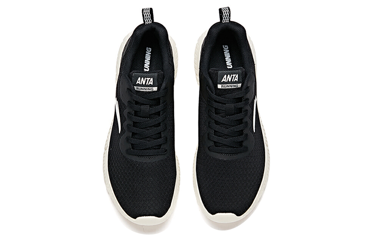 Lookbook (Women) Anta Casual Low-Top Running Shoe 'Black White' 922025539R-1