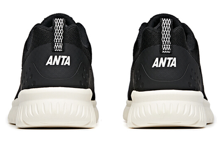 Shop (Women) Anta Casual Low-Top Running Shoe 'Black White' 922025539R-1