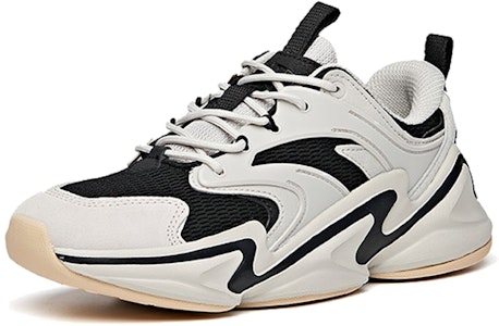 (W) Anta Kasual Rendah 'Hitam Abu' 12918881-5 Order (W) Anta Kasual Rendah 'Hitam Abu' 12918881-5