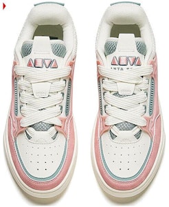 安踏 百搭休閒 輕鬆舒適 透氣輕便 低幫 板鞋 女款 粉色 Lookbook 安踏 百搭休閒 輕鬆舒適 透氣輕便 低幫 板鞋 女款 粉色