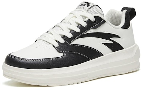 Anta安踏 潮流休閒 防滑耐磨 低筒 板鞋 女款 白黑 Order Anta安踏 潮流休閒 防滑耐磨 低筒 板鞋 女款 白黑