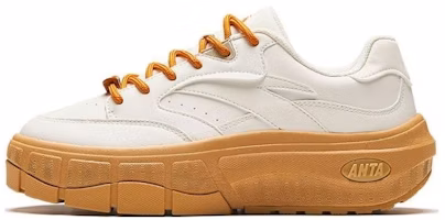 (Women) Anta Casual Low 'White Cream Caramel' 122418086-4 (Women) Anta Casual Low 'White Cream Caramel' 122418086-4