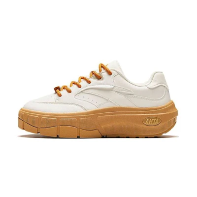 (W) Anta Casual Low 'White Cream Caramel'