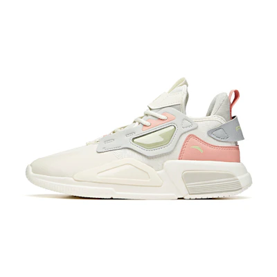 (W) Anta Running Series Sneakers Mid 'White Grey Pink'