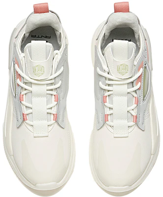 Anta安踏 休閒 低幫 跑步鞋 女款 白粉色 加絨版 Lookbook Anta安踏 休閒 低幫 跑步鞋 女款 白粉色 加絨版