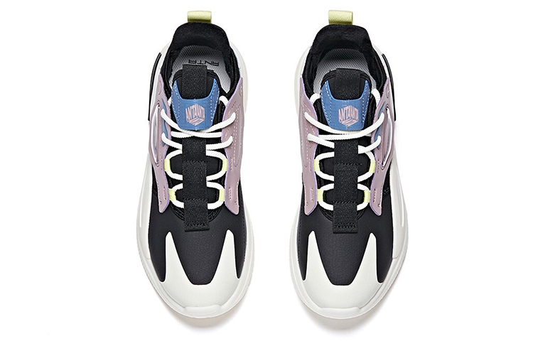 Lookbook (W) Anta Scarpe Running Casual ''Nero Viola Blu'' 122048808-7