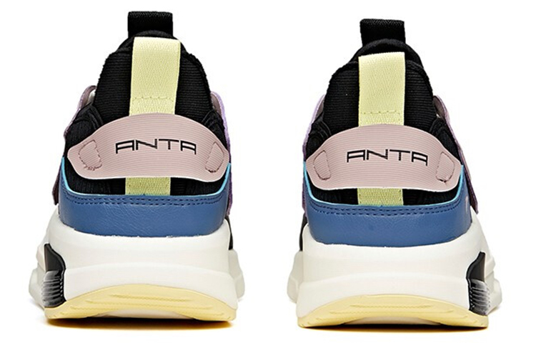Shop (W) Anta Scarpe Running Casual ''Nero Viola Blu'' 122048808-7