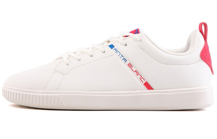 (W) Anta Casual Wear-Resistant Skate Shoe 'White Red Blue'