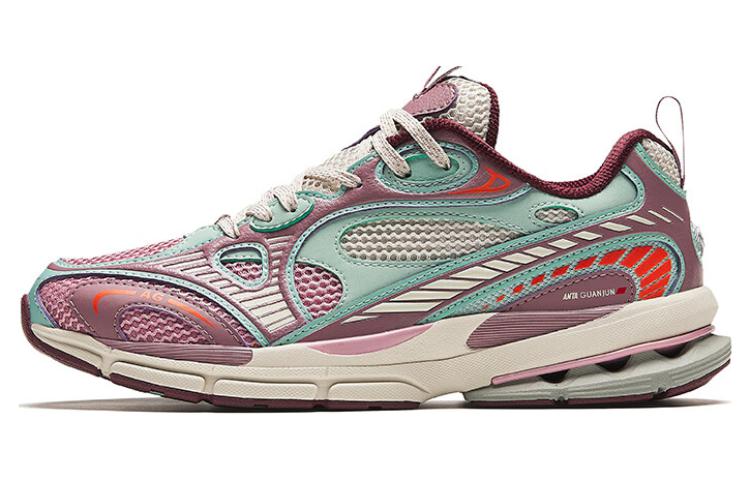 (Women) Anta Champion All Weather Collection Running Shoes 'Burgundy Teal Red' 922345568A-3