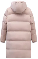 Lookbook (Women) Anta Champion Series Long Hooded Down Jacket - Light Pink. 162410901-3