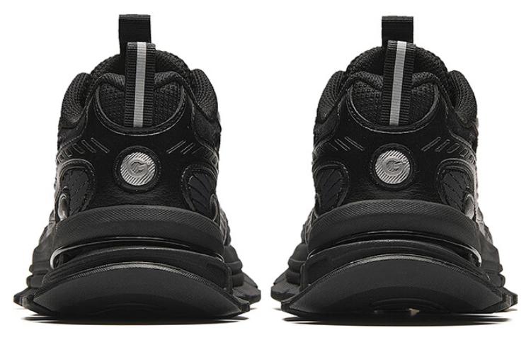 Lookbook 安踏 冠軍系列 舒適百搭 低幫 老爹鞋 女款 黑色