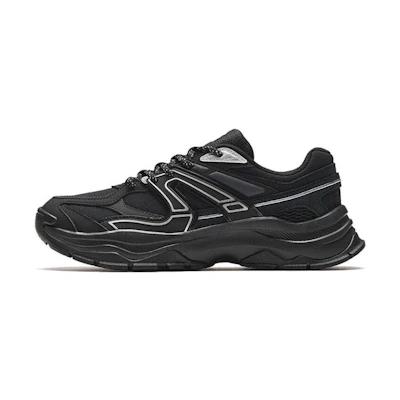 (W) Anta Chunky Shoes 'Black Silver'