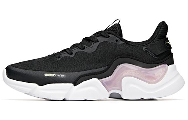 (W) Anta Running Series Sneakers 'Black Purple White'