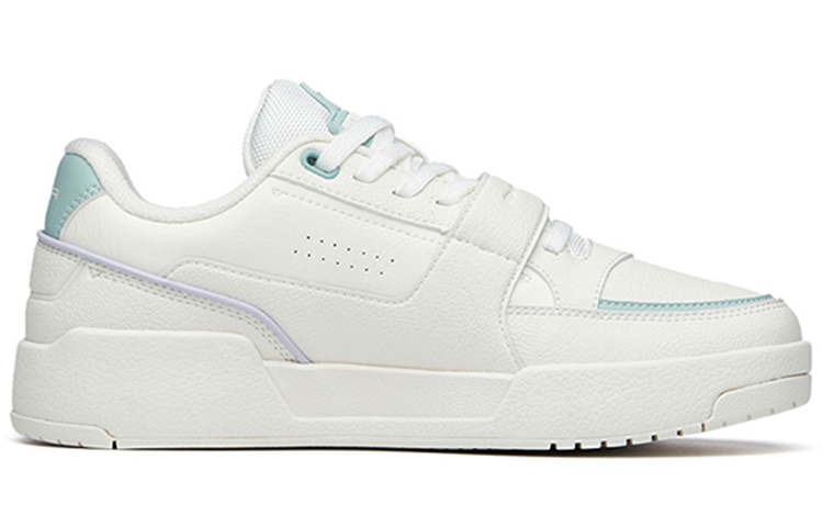 Order 安踏 贴贴 复古休閒 低帮 板鞋 女款 白绿灰