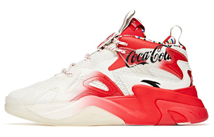 (Women) Anta Coca Cola x Lifestyle High 'White Red' 922038020-8