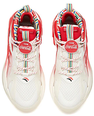 (W) Anta Coca Cola x Lifestyle Haut ''Blanc Rouge'' 922038020-8 Shop (W) Anta Coca Cola x Lifestyle Haut ''Blanc Rouge'' 922038020-8