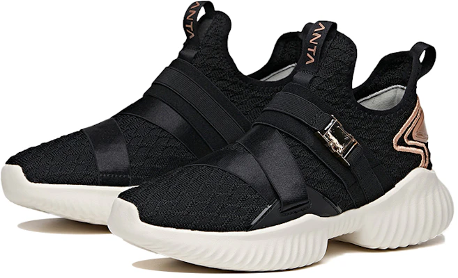 (W) Anta Comfort Fresh Low ''Nero Bianco Oro'' 12947757-1 Order (W) Anta Comfort Fresh Low ''Nero Bianco Oro'' 12947757-1