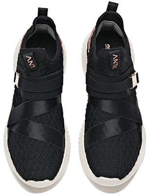 (W) Anta Comfort Fresh Low ''Nero Bianco Oro'' 12947757-1 Lookbook (W) Anta Comfort Fresh Low ''Nero Bianco Oro'' 12947757-1