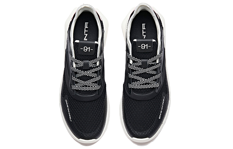 Lookbook (W) Chaussures de Course Anta Comfort Basses ''Noir Rose Blanc'' 12928856-1