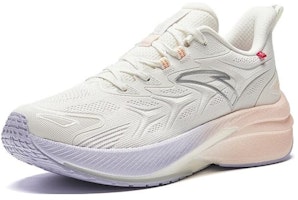 安踏 舒適 減震耐磨 低幫 跑步鞋 女款 白銀色 Order 安踏 舒適 減震耐磨 低幫 跑步鞋 女款 白銀色