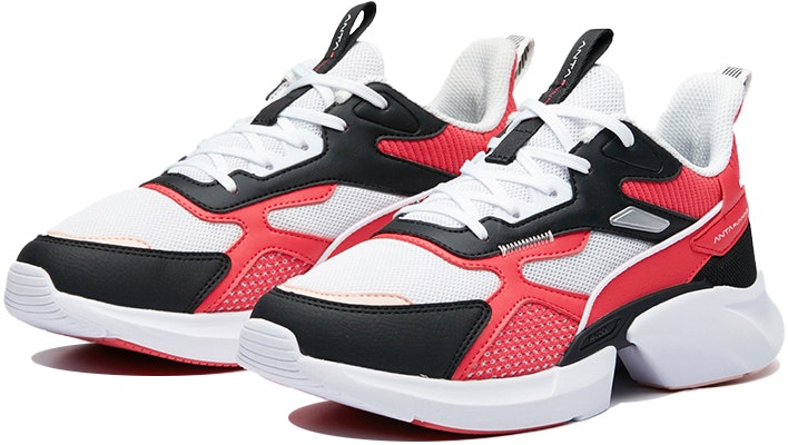 (Women) Anta Comfort Retro Low 'White Red Black' 121935531R-1 Order (Women) Anta Comfort Retro Low 'White Red Black' 121935531R-1