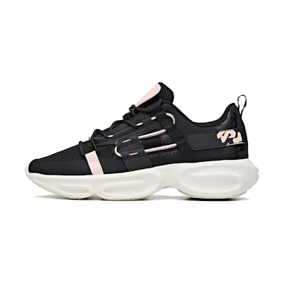 (W) Anta Cross Training Low 'Black Pink'