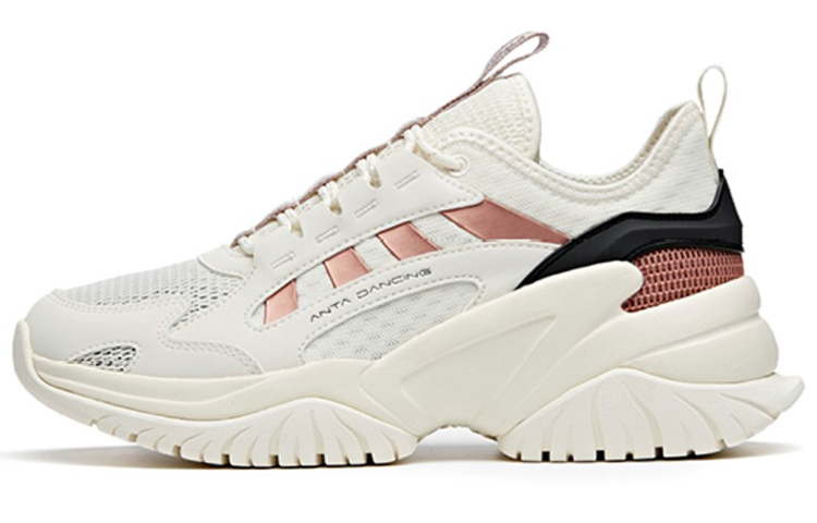 (Women) Anta Training Series Sneakers 'White Brown Black' 122027758-1