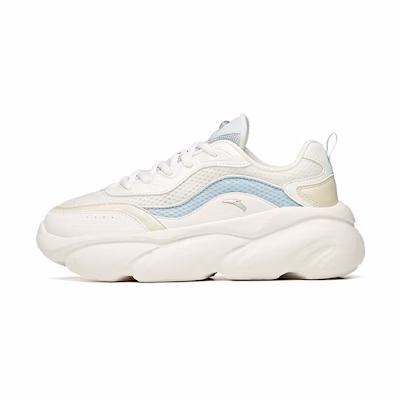 (W) Anta Dad Shoe Low 'Meow Claw White Blue Yellow'
