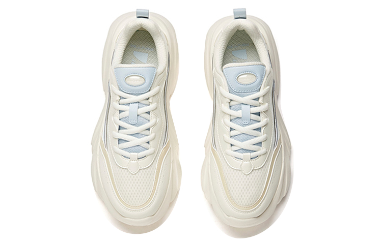 Shop (W) Anta Zapatilla Dad Baja 'Meow Claw Blanco Azul Amarillo' 922048894-7