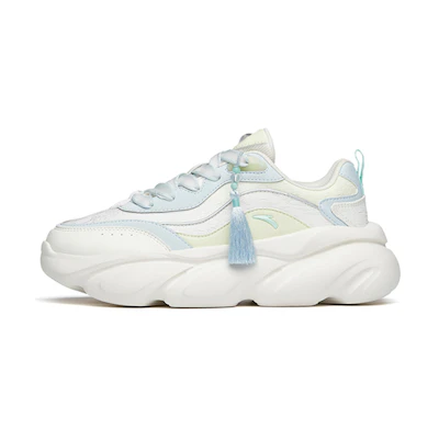 (W) Anta Daddy Shoe Low 'Meow Claw White Green Blue'