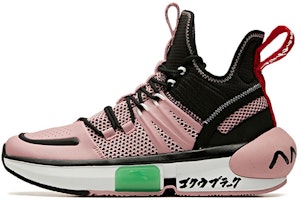 (Women) Anta Dragon Ball x Shock-Absorbing Non-Slip Wear-Resistant Low-Top Basketball Sneakers 'Black Pink' 12941602-1 (Women) Anta Dragon Ball x Shock-Absorbing Non-Slip Wear-Resistant Low-Top Basketball Sneakers 'Black Pink' 12941602-1