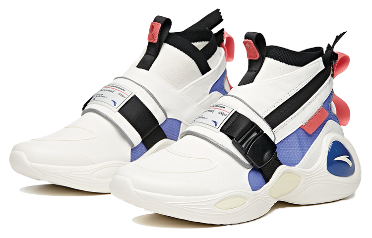 Order Anta安踏 月蝕 耐磨透氣 高幫 跑步鞋 女款 白黑紫