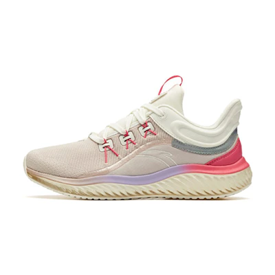 (W) Anta Elastic Running Shoes 'Grey White Purple'