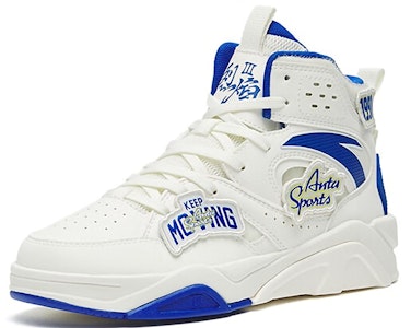 (W) 安踏 烈焰3.0 高帮 '白蓝' 122248088-3 Lookbook (W) 安踏 烈焰3.0 高帮 '白蓝' 122248088-3