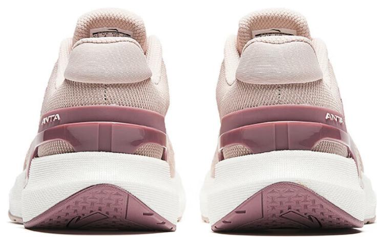 Shop 安踏 燃鍊 防滑減震 低幫 跑步鞋 女款 粉灰色