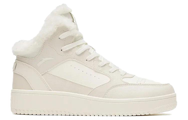 Order (W) Anta Fleece High Top Kasut Skateboard 'Beige' 922248913-1