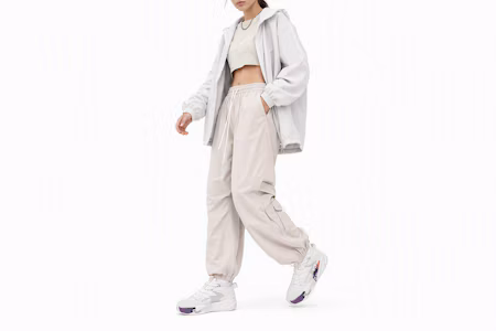Order Anta安踏 G6 耐磨 高筒 板鞋 女款 白紫