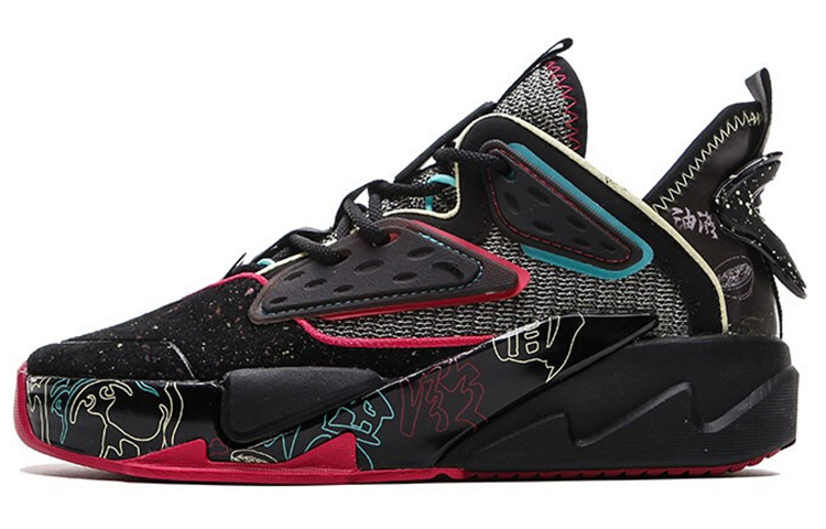 (Women) Anta G6 Low 'Tang Lifestyle Black' 122118086-4