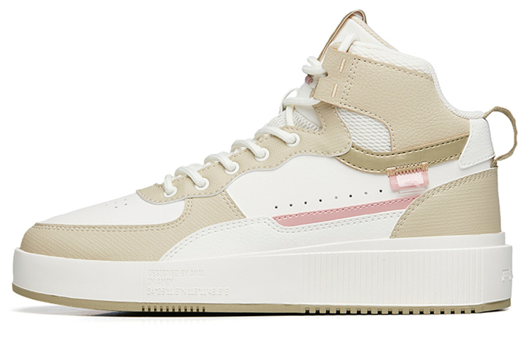 (Women) Anta GB Series High-Top 'White Beige' 922238011-11