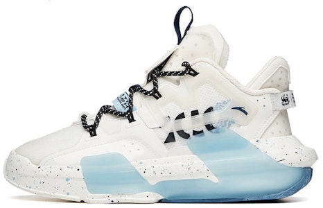 Anta 安踏 霸道 3.0 耐磨透氣 中幫 板鞋 女款 白藍黑 Buy Anta 安踏 霸道 3.0 耐磨透氣 中幫 板鞋 女款 白藍黑