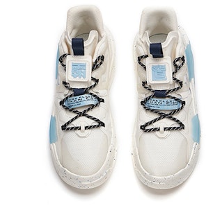 Anta 安踏 霸道 3.0 耐磨透氣 中幫 板鞋 女款 白藍黑 Lookbook Anta 安踏 霸道 3.0 耐磨透氣 中幫 板鞋 女款 白藍黑