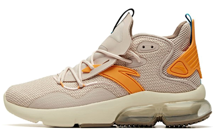 (Women) Anta Half Palm Cushion Mid-Top Running Shoe 'Grey Orange' 92945510-1