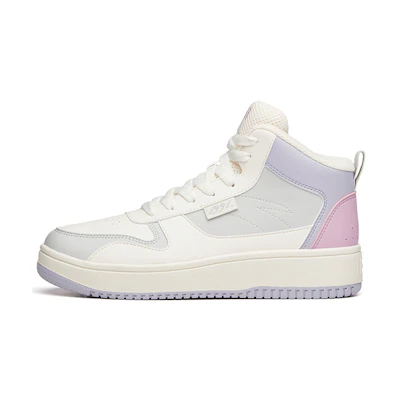 (W) Anta High-Top 'White Grey Purple'