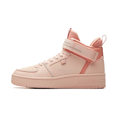(W) Anta High-Top Casual 'Pink'