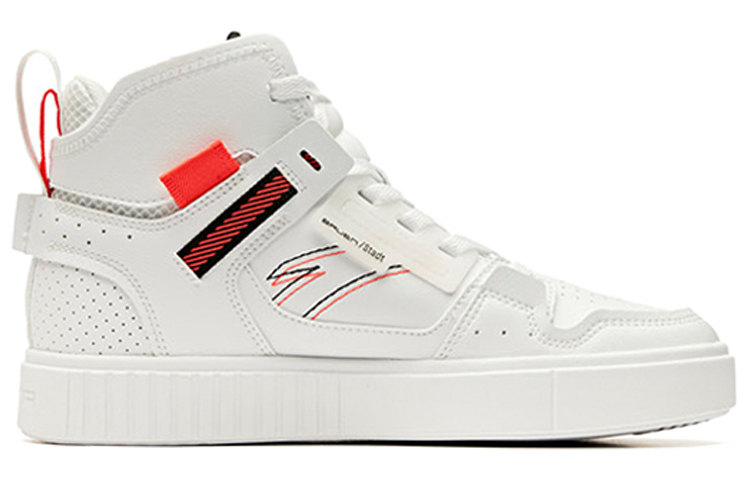 (W) Anta High-Top Casual Sneakers 'White Pink' 圖 2