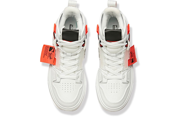 (W) Anta High-Top Casual Sneakers 'White Pink' 圖 4