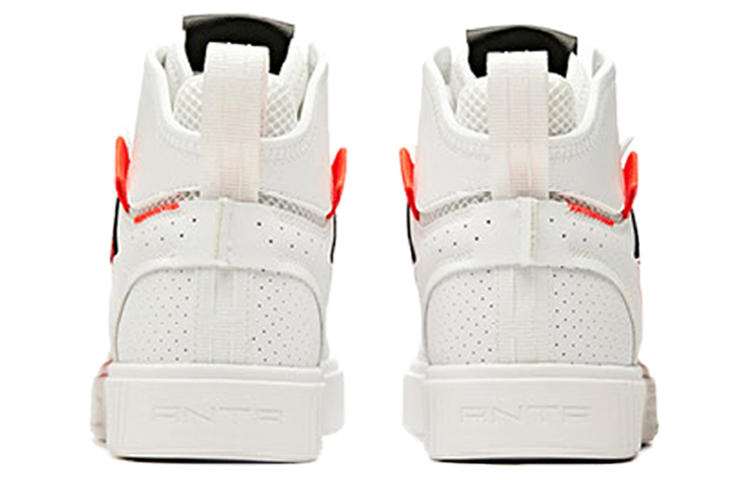 (W) Anta High-Top Casual Sneakers 'White Pink' 圖 5