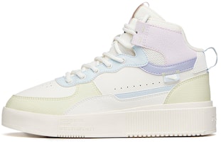 (Women) Anta High-Top Platform Sneaker 'White Green' 922238011-4 (Women) Anta High-Top Platform Sneaker 'White Green' 922238011-4
