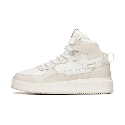 (W) Anta High-Top Platform Sneakers 'White Grey'
